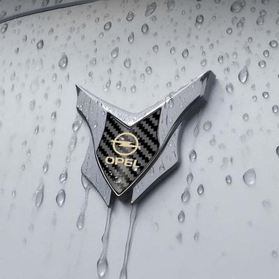 Para Insignia Pegatinas de Coche 3D Insignia Metálica Genial Pegatina Emblema de Logotipo de Coche Decal Para opel astra j corsa d astra astra k vectra bvectra b insignia