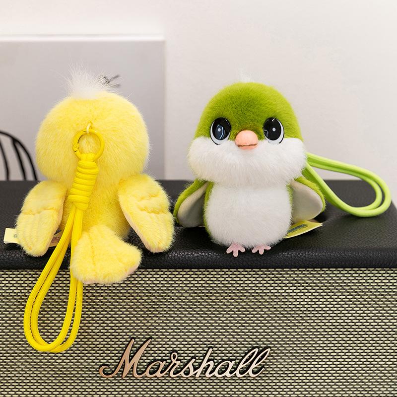 Super Cute Little Tit Plush Pendant Girl Backpack Pendant Bird Keychain Wedding Event Souvenir