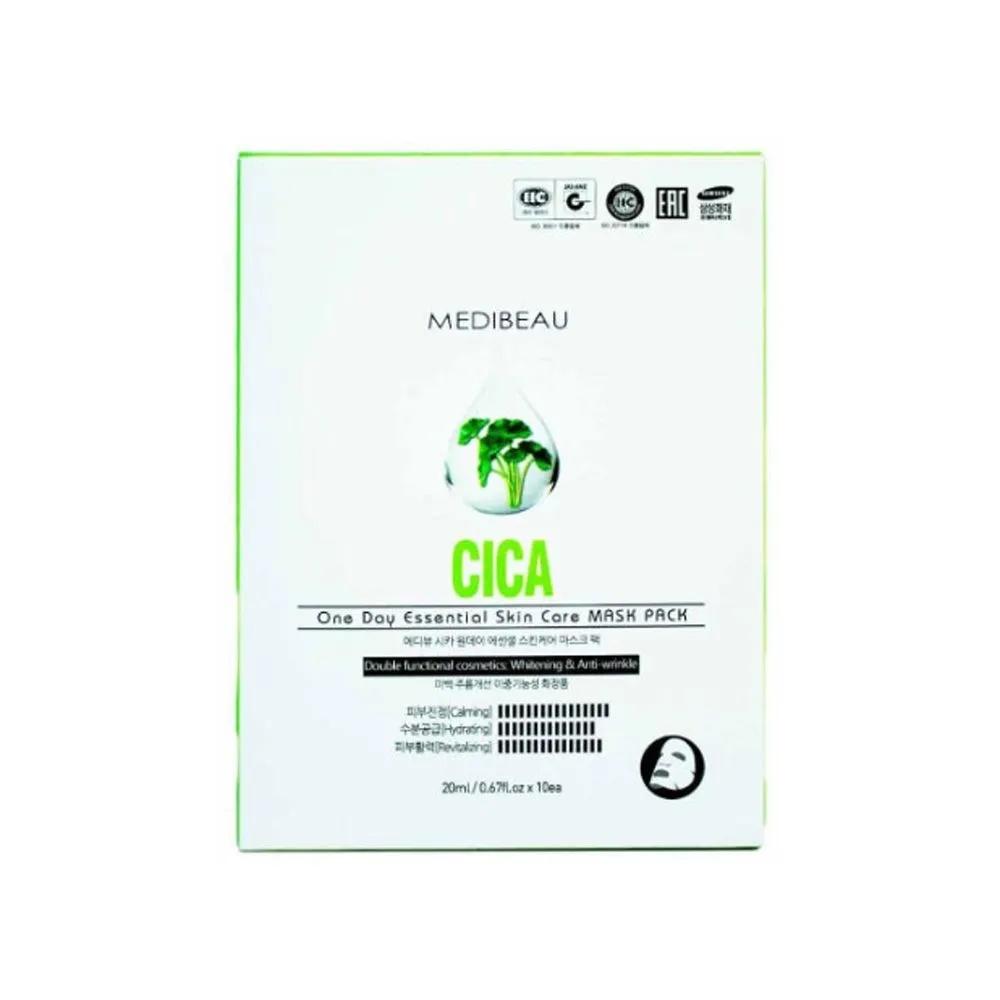 

MEDIBEAU One Day Essential Skincare Mask Pack 20ml - Cica 10 Sheets