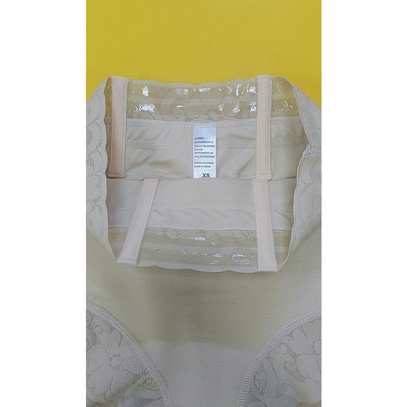 Übergröße Spitze Mid-Waist Bauchkontrolle Formende Slips für Damen