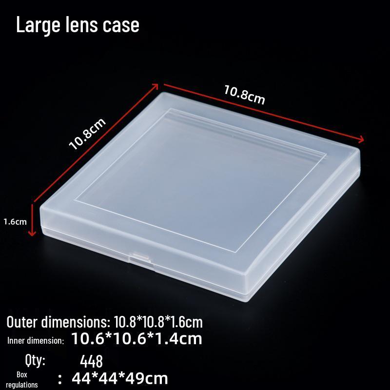 Rectangular Transparent PP Plastic Storage Box for Stationery, Cards, Hardware, Jewelry, and Fishing Gear