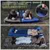 DesertFox Air Mattress Camping Mat Foot Pump Waterproof Thick Ultra Lightweight Compact Disaster Prevention Pillow Included Car Tent Hiking Camping
