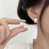 PONYKISS Sterlingsilber 18 Karat Gold Unregelmäßige gefaltete runde Creolen für Damen Klassische feine geometrische Accessoires
