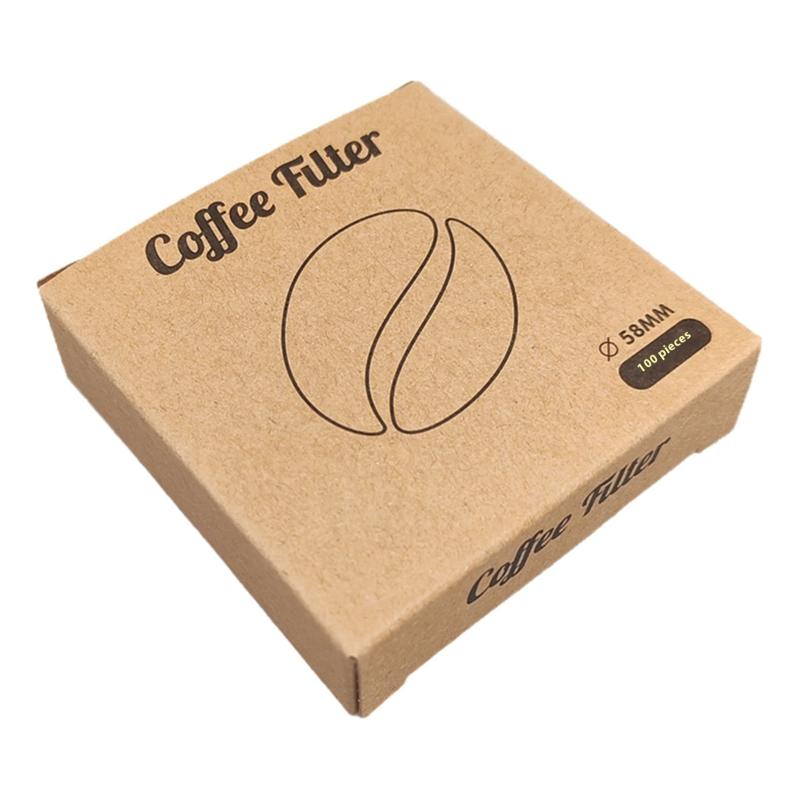 100 ks Papírové filtry na espresso 51/53/58 mm Puková síťka Pro kávovary s portafiltrem Delonghi Breville Nástroje Kávový filtrační papír