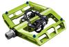 Funn Mamba Clipless Pedal Spring SPD Binding Suitable for Mountain Bikes Set, Mechanism, Double-Sided Cleats, Compatible, Pedals, (MTB) (Green)