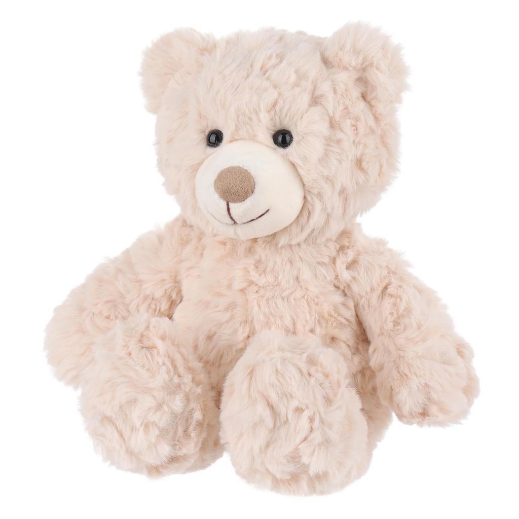 Apricot Lamb Cream Flower Bear Plush Toy, Soft and Cute, Fluffy Cream Flower Bear, 20cm, Suitable for Boys and Girls