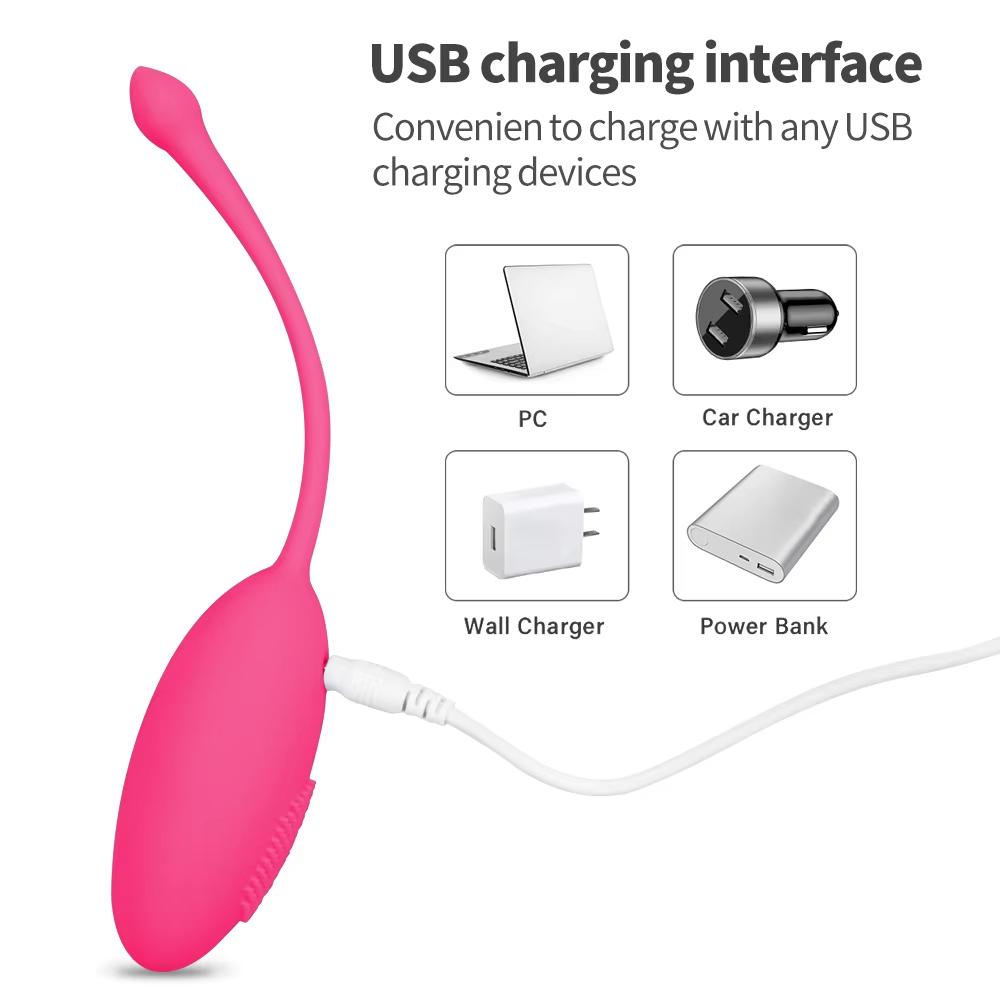 Vibrating Massager G-Spot Female Vibrator Sex Toys for Women Clitoris Stimulator Vaginal Balls Egg Adult Supplies Masturbator