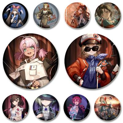 32/44/58mm Electronic Role Playing Games Badge Spathodea Ezra Desert Flannel Brooches Handmade Lapel Pins for Clothes Hat Backpack Jewelry