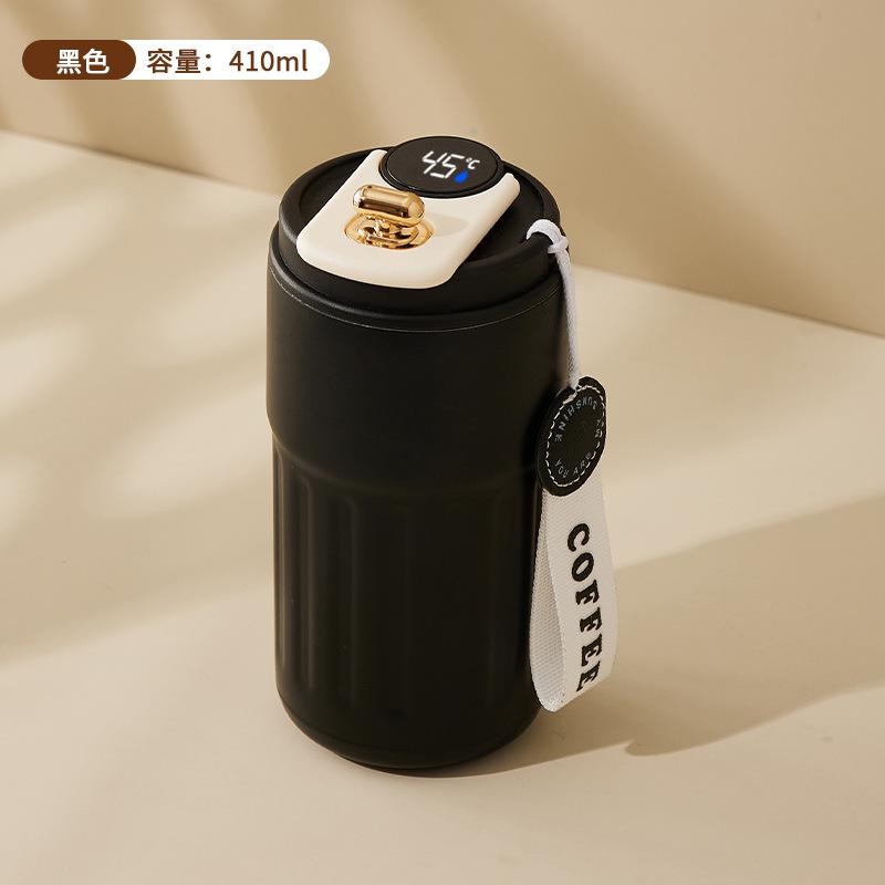 

450ml Thermos Bottle Smart Display Vacuum Cup Office Coffee Cup Business Portable Temperature 316 Stainless Steel Thermal Mug 450ml