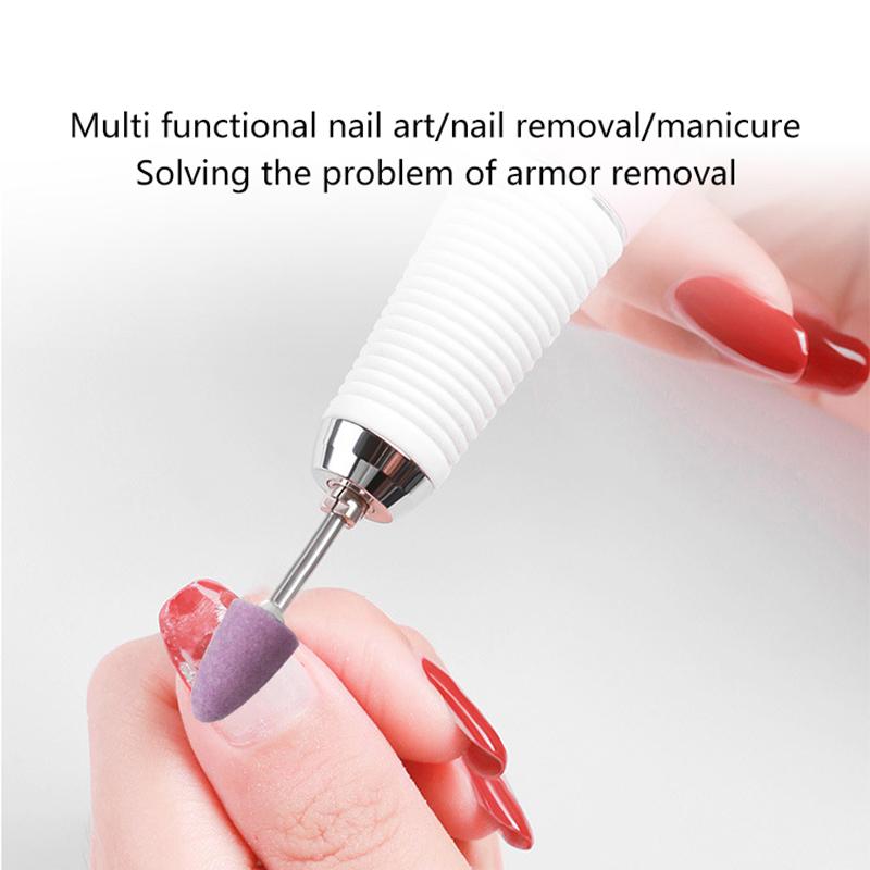 12Pcs Abrasive Polishing Mounted Stone For Rotary Tools Grinding Stone Wheel Head Tools 2.35Mm Shank Mini Nail Drill Bit Set