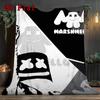 Marshmello 2D Flat Pattern Flannel Blanket High Quality All Seasons Warmth and Comfort Perfect for Christmas Gifts.PMT0914162