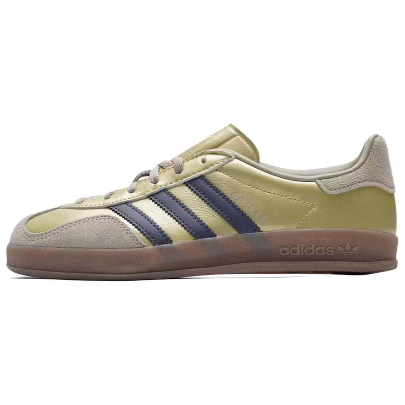 

adidas Gazelle Indoor Gold Metallic Aurora Onix Wonder Cargo Women Sneakers JR2404 36
