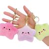 Plush Smiley Star Doll Keychain & Backpack Charm