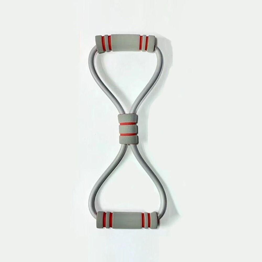 

TPE Tube 8-shaped Stretcher Elongated Tension Rope Figure 8-Shaped Tensioner Shoulder Opening 12mm серый