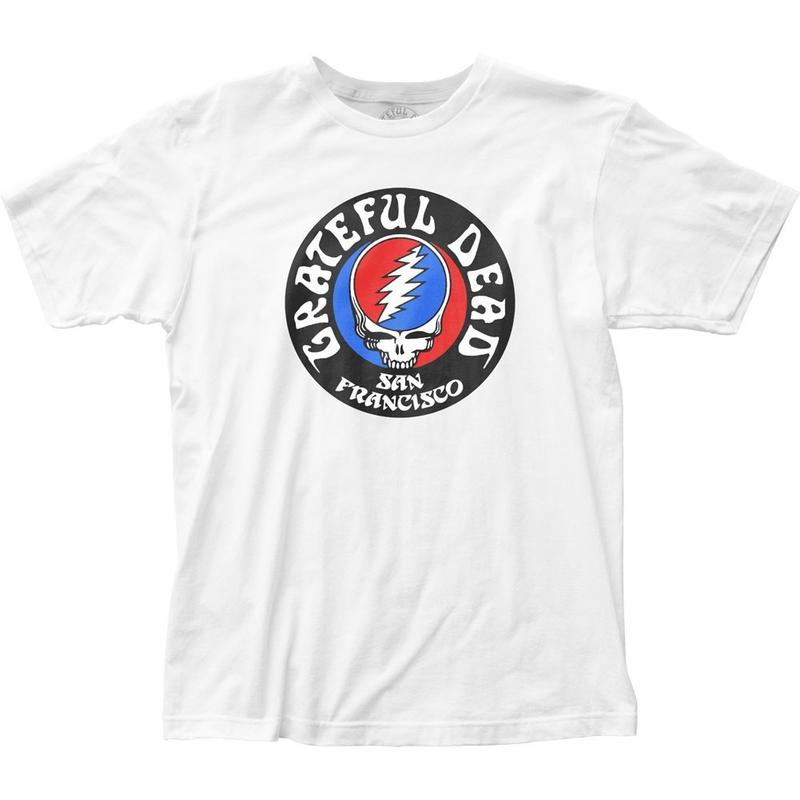 

Grateful Dead Opaque Skull Unisex T-Shirt Music Classic Concert Band Tee New White S