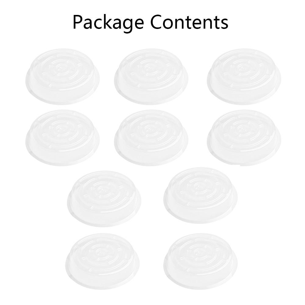 10pcs Flower Pot Mat Garden Plant Round Pot Base Clear Snack High Quality