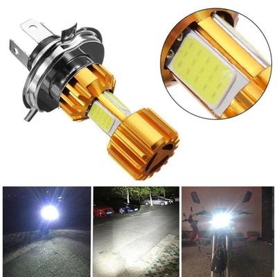18W H4 6000K 2000LM COB LED Bright Motorcycle Headlight Lamp Front Light Bulb