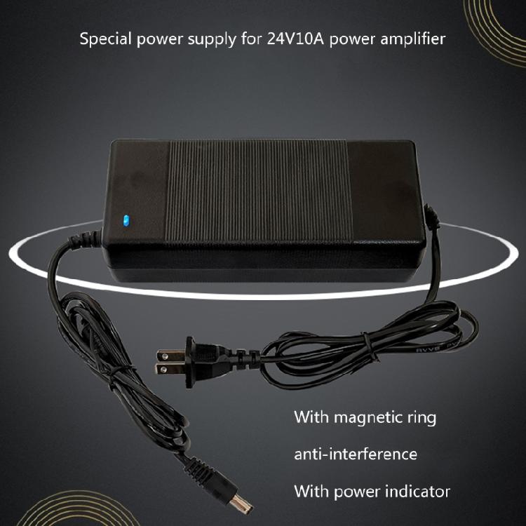 DC24V 10A Switching Power Adapter AC100-240V 50/60Hz Power Supply Converter