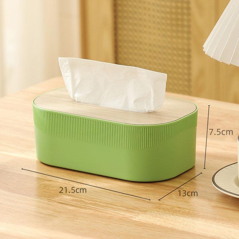 1 buc Suport Modern Pătrat pentru Cutie de Șervețele - Design Minimalist cu Deschidere Superioară Economisitor de Spațiu Durabil Plastic Organizator de Șervețele cu Șervețele Faciale Polish