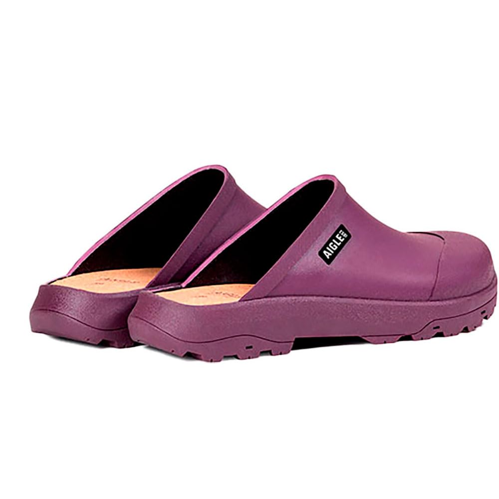 Aigle Korey Clog Rain Boots Wine Red [Official]