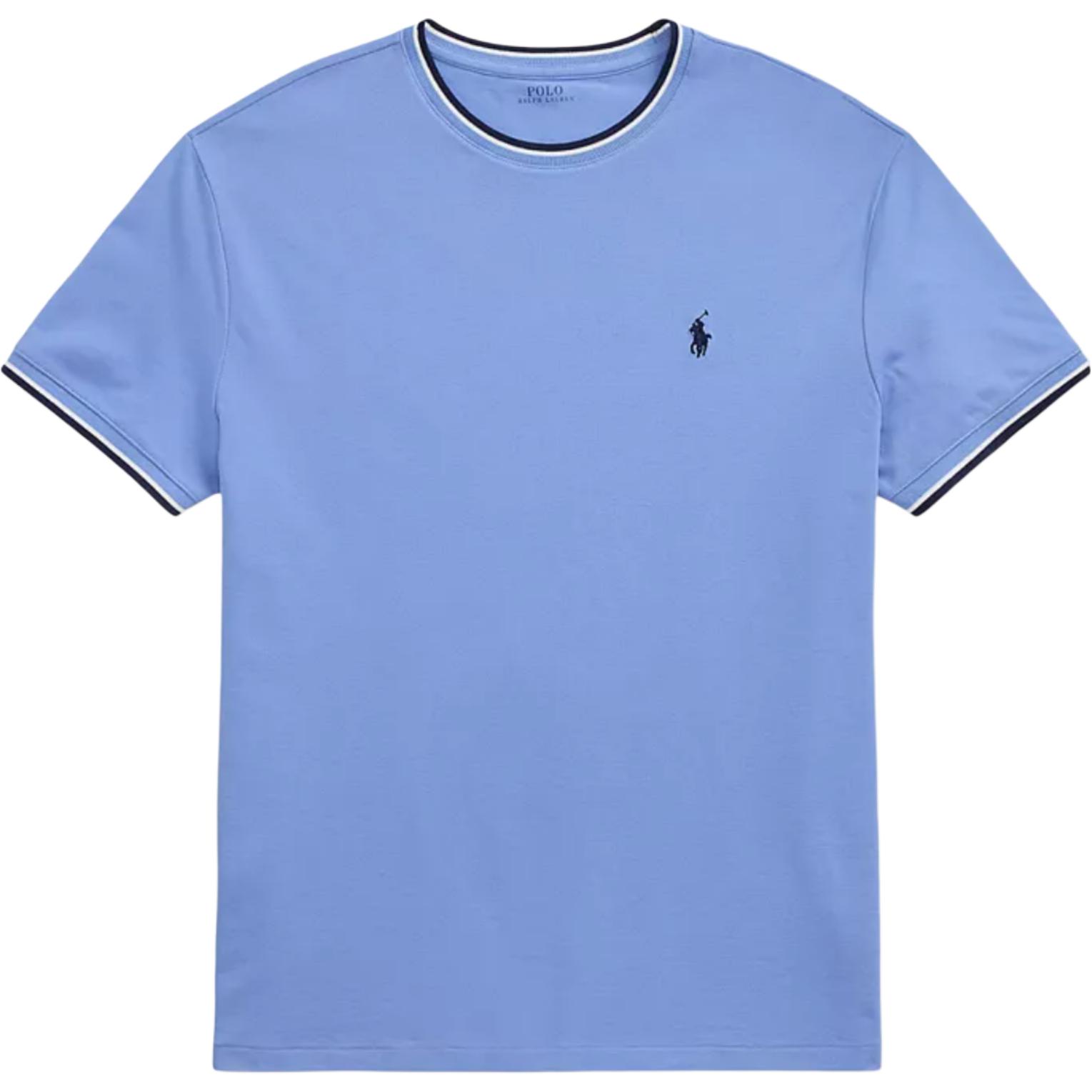 

Polo Ralph Lauren Striped Crew Neck Pony Embroidered Short Sleeve T-Shirt Men T-Shirts Blue 710963492-004 M