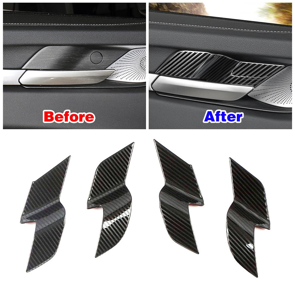 For Haval H6 3rd Gen  2022 Car Center Console Part Trim Modify Carbon Fiber Color Change Stainless Steel Decoration