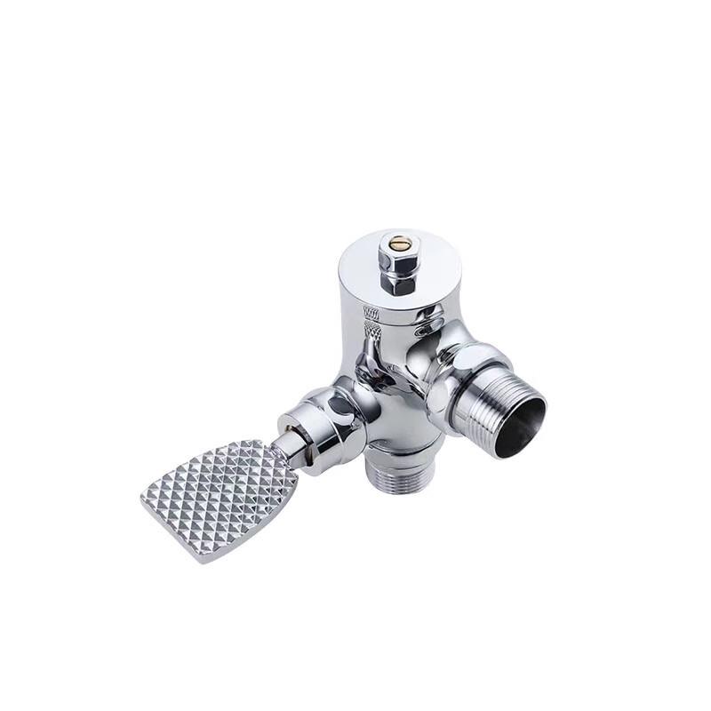 Feiluan DN25 Copper Vertical Foot Pedal Urinal Flush Valve