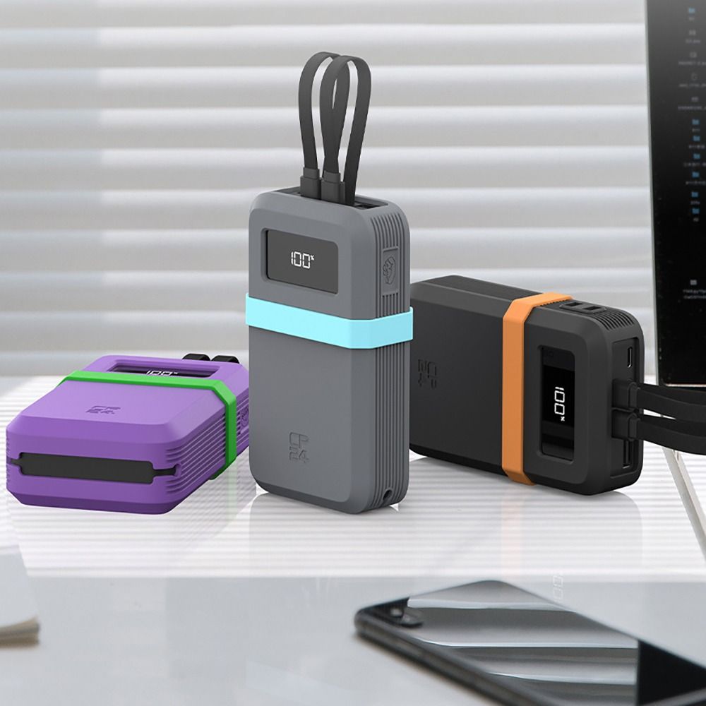 Dustproof Silicone Case Protective Cover for CUKTECH CP24 20000mAh Power Bank 40W Travel