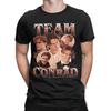 Novelty Team Conrad Fisher Retro Bootleg T-Shirt Men Round Neck Cotton T Shirts  Short Sleeve Tees Birthday Gift Tops