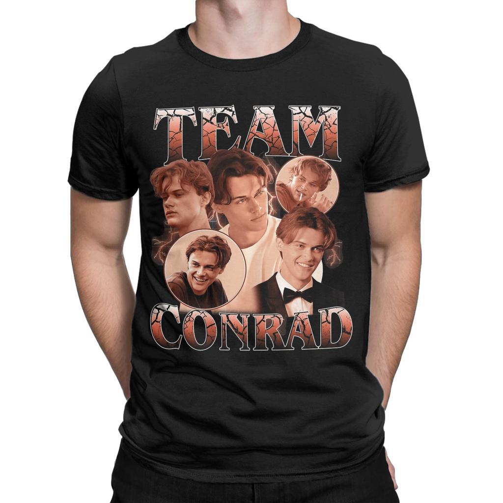 Novelty Team Conrad Fisher Retro Bootleg T-Shirt Men Round Neck Cotton T Shirts  Short Sleeve Tees Birthday Gift Tops