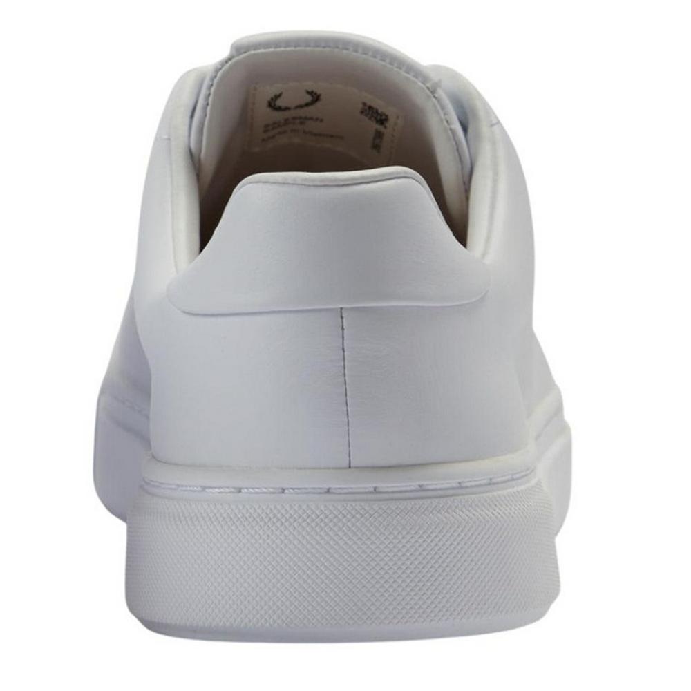 Fred Perry Mens Classic Logo Leather Trainers