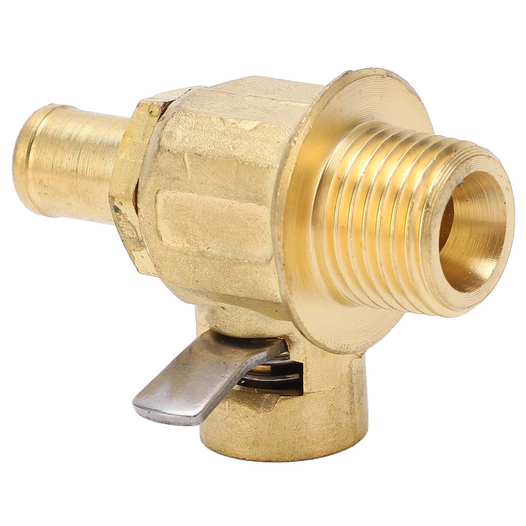 Valvola di Scarico Olio Motore F110N con Clip a Leva LC-10 3/8-18 NPT Ottone Funzionamento One Touch per Furgone Auto Camion Leggero