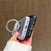 Carbon Fiber Texture iPhone 17 Case with 360° Rotating Stand, Matte Finish, for 16 Pro Max
