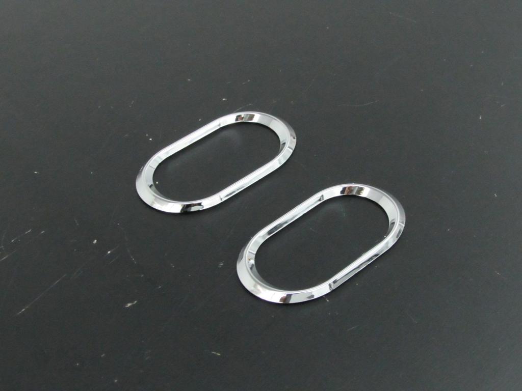 BRIGHTZ Chrome Side Marker Rings Type A for Mira Gino L700S/L710S [SID-RIN-048] (Part Number 16154)