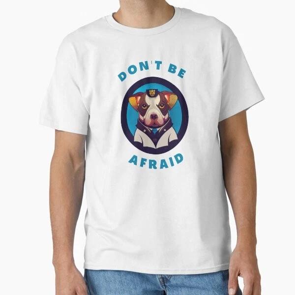Retro Sunset Pit Bull Dont Be Afraid Classic Made In Usaaus Tshirt S2xl S