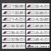 3D ABS Car Letters M  Sticker Rear Trunk Emblem Badge For BMW M125i M135i M140i M235i M240i M320i M330i M340i M350i M440i