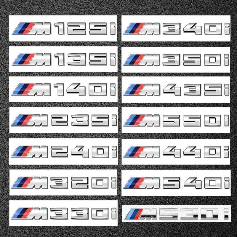 3D ABS Car Letters M Sticker Rear Trunk Emblem Badge For BMW M125i M135i M140i M235i M240i M320i M330i M340i M350i M440i