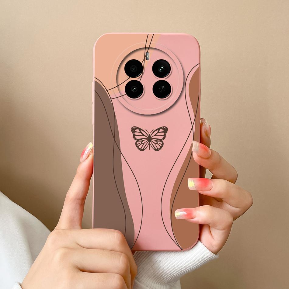 Love Heart Case For Realme 12 Pro Plus 12 Lite Back Cover For Realme12 4G Funda Liquid Silicone Camera Protection Phone Housing