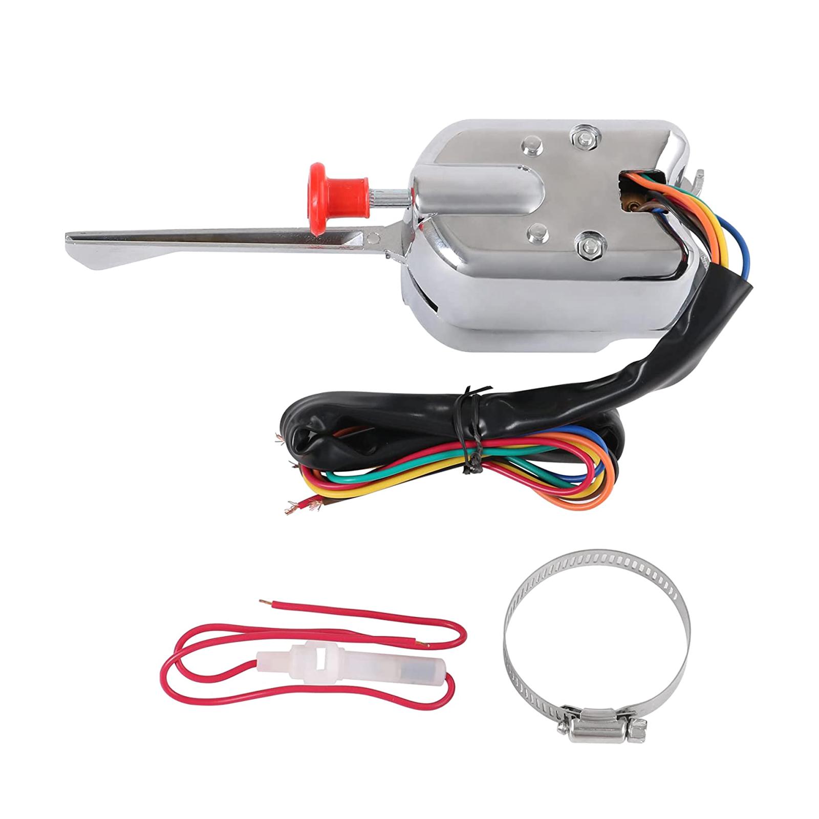 

Переключатель указателя поворота 12 В, универсальный уличный переключатель указателя поворота для хот-родов, сверхмощный винтажный автомобиль, грузовик, простая установка