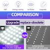 Replacement Module 220v Strip Panel Board Magnet Install Square Lamp  Linear Light Source Super Bright LED Ceiling Light