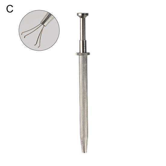 Gems Pick-up Tool Universal Ergonomic Metal Prong Holder Grabber Catcher for Jewels