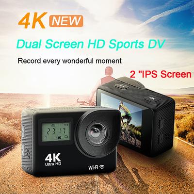 4K dotyková duální obrazovka sportovní DV WIFI dálkové ovládání venkovní vodotěsná HD kamera Potápěčská kamera