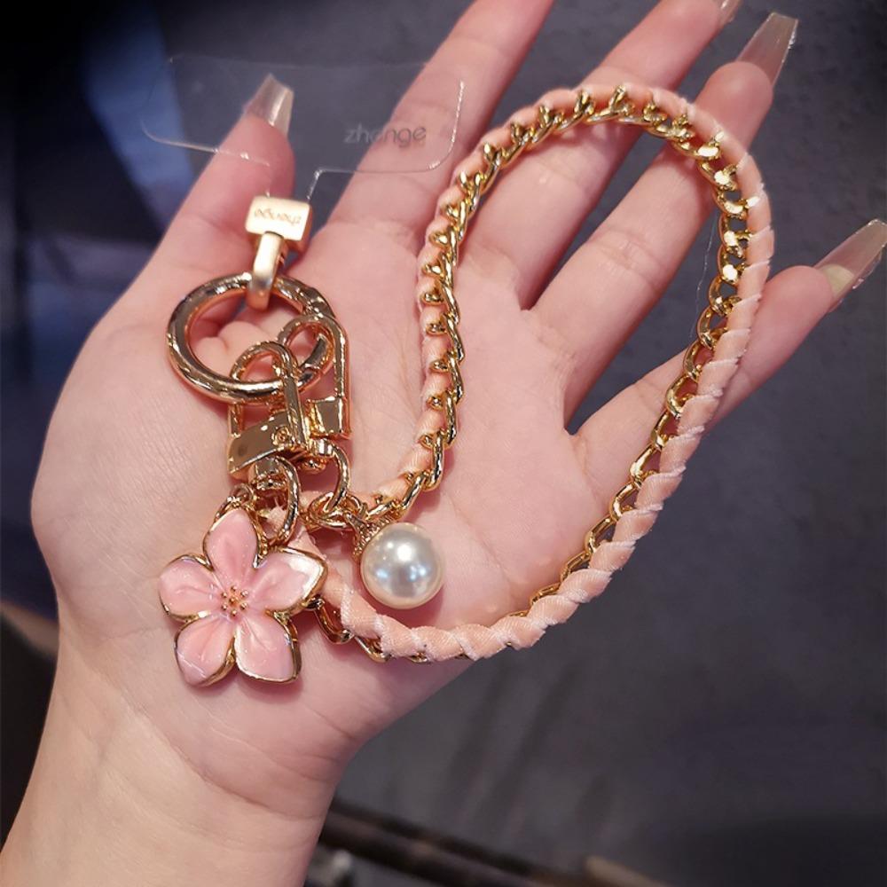 Pearl Cell Phone Chain Metal Chain Mobile Phone Lanyard Mobile Phone Strap Women/Lady/Girl