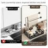 Anti-rust Sponge Dishcloth Towel Holder Stainless Steel Jewelry Storage Rack  Hanging Organizer