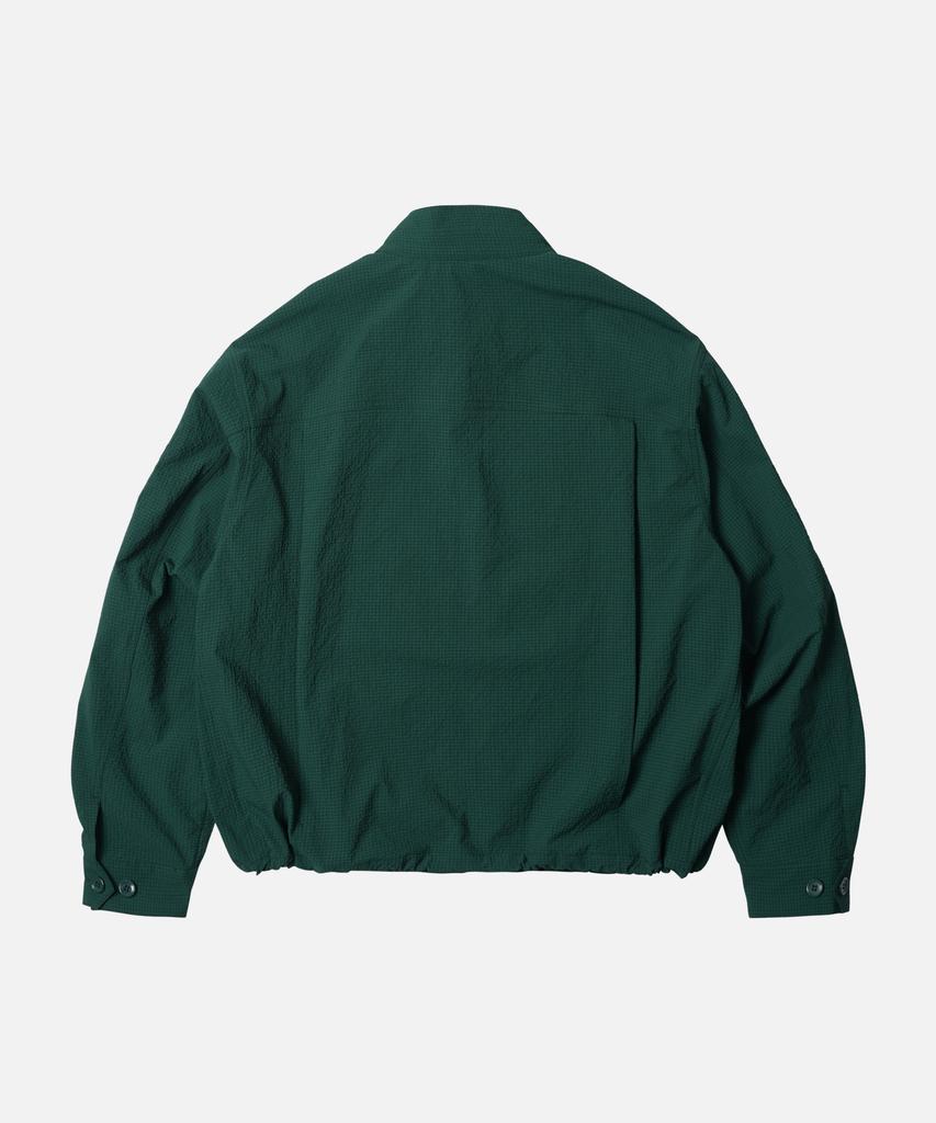 Frizmworks Seersucker Buddy Harrington Jacket _ Dark Green
