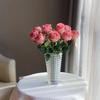 Rose Artificial Flower Bouquet For Table Decoration, Biomimetic Flowers For Living Room Decoration, Floral Art For Interior Design