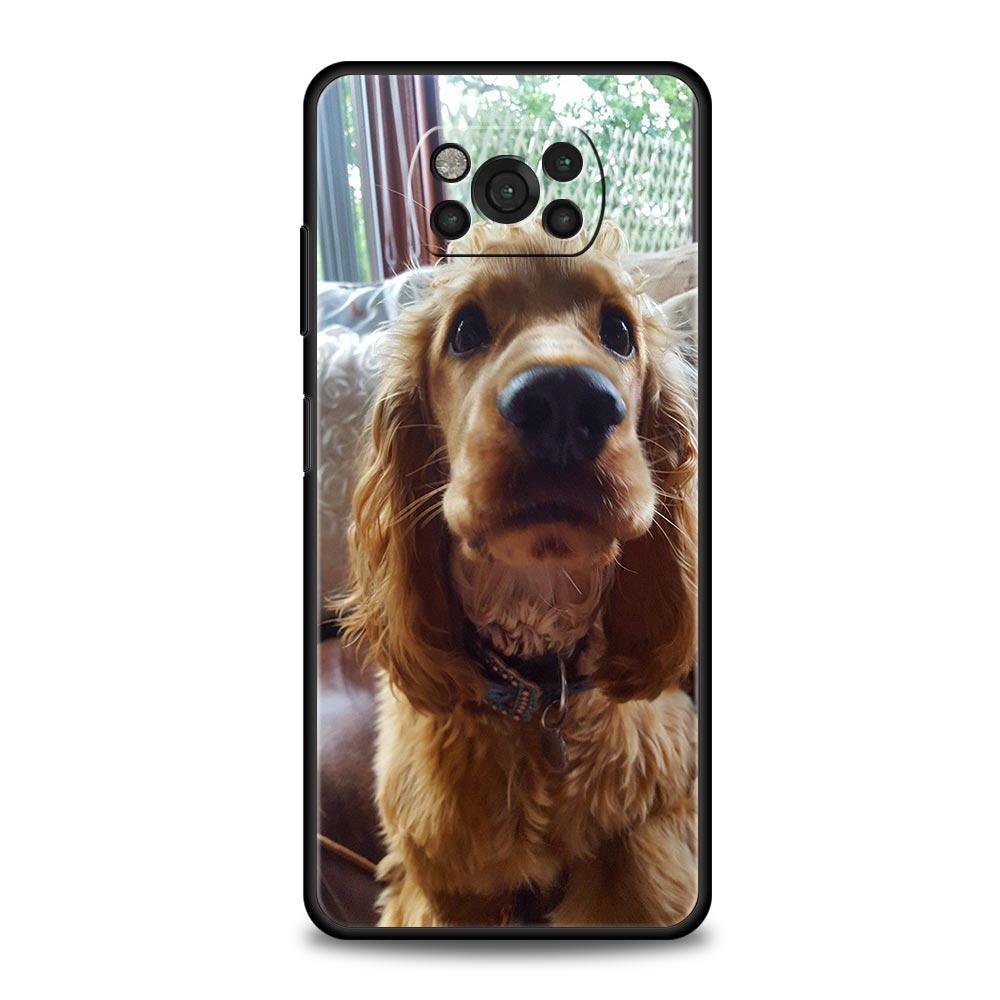 Cocker Spaniels Dog Lovely Phone Case For For Xiaomi Poco X6 X5 Pro X4 X3 NFC F5 Pro F4 F3 GT M5 M4 Pro 5G M3 C51 C50 C55 Cover