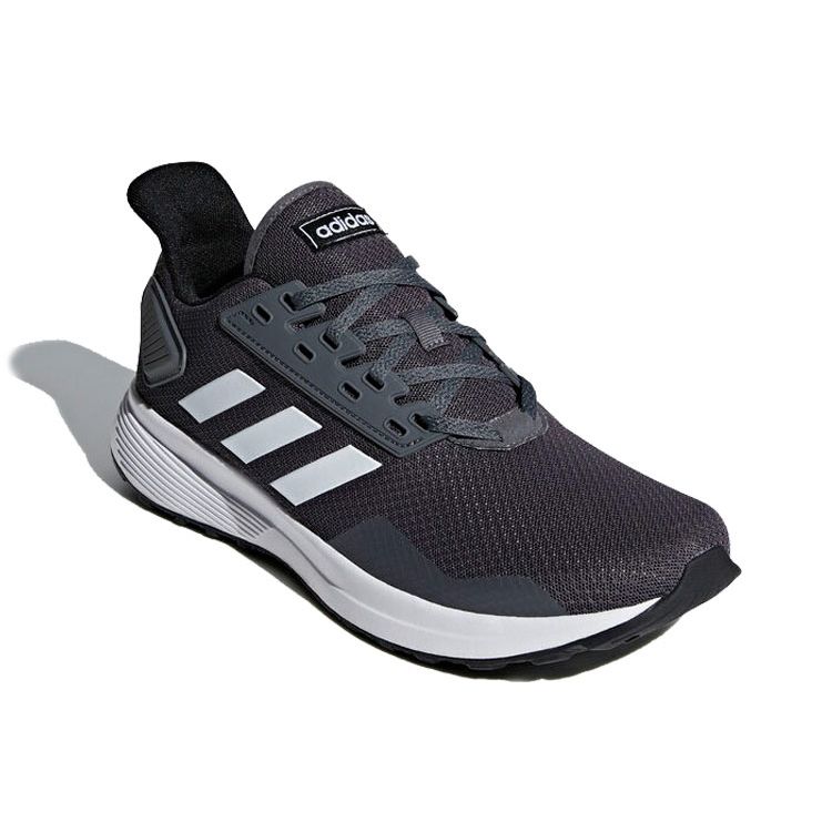 Adidas Duramo 10 Lace-Up Non-Slip Durable Low-Top Running Shoes Men Sneakers Black Gray F34491