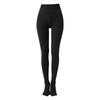 Gray Velvet-Enhanced Pantyhose for Autumn/Winter: Black Slimming and Gray Cotton Leggings