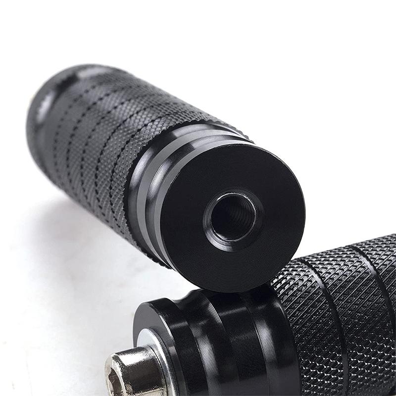Universal 8mm Foot Pegs Pedals Peg CNC Aluminum Install Bolts Motorcycle Rearsets Footrest Footpegs